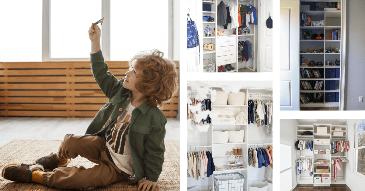 Kid’s Closet Design & Installation in Bucks County MDF Closets